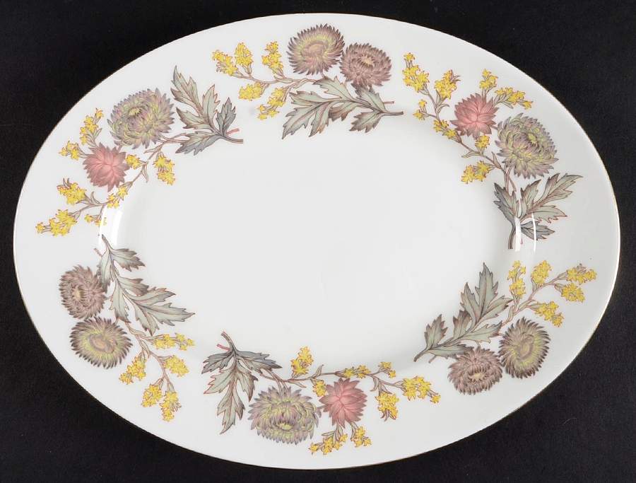 Lichfield 10" Oval Serving Platter by Wedgwood-1