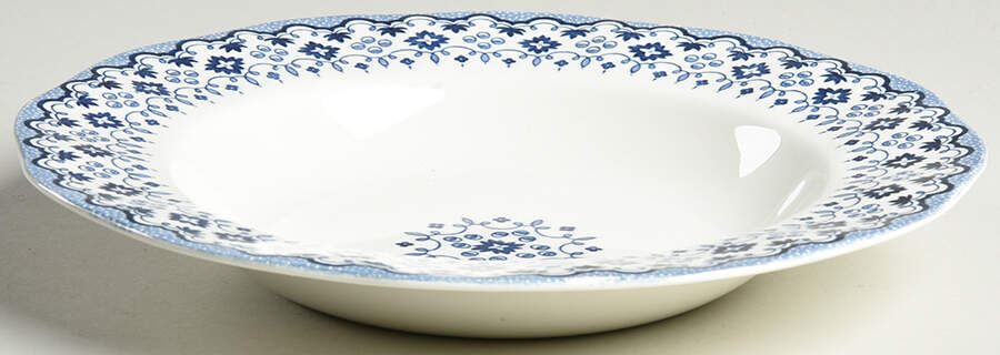 Lille Blue (No Medallion) Rim Soup Bowl by Wedgwood-1