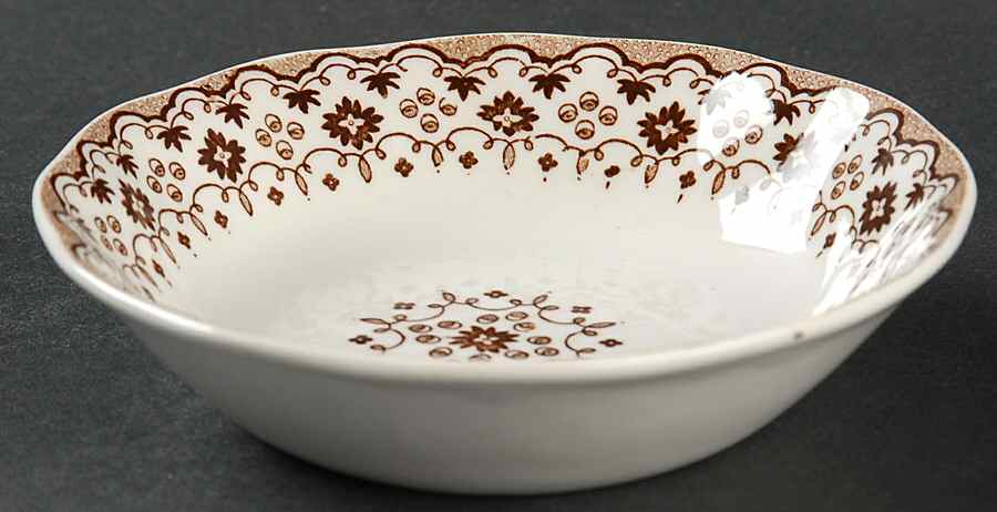 Lille Brown Fruit/Dessert (Sauce) Bowl by Wedgwood-1