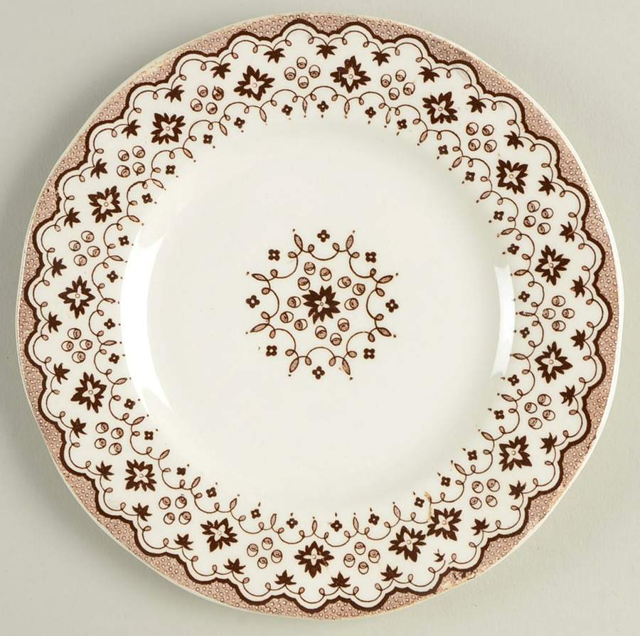 Lille Brown Bread & Butter Plate by Wedgwood-1