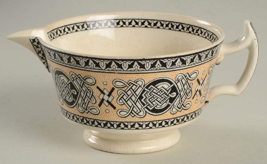 Lindisfarne Black Tan Creamer by Wedgwood-1