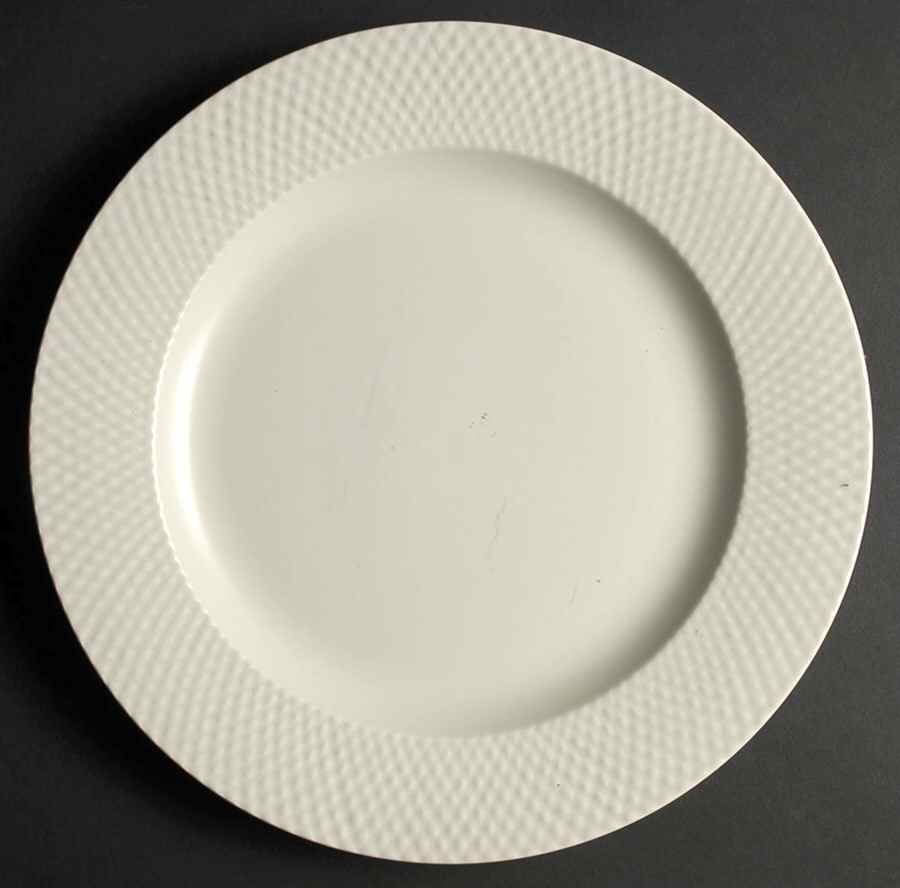Linen 12" Chop Plate (Round Platter) by Wedgwood-1
