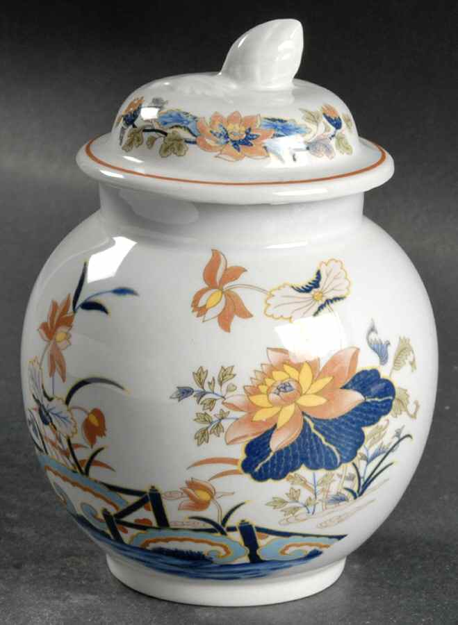 Lotus Sugar Bowl & Lid by Wedgwood-1