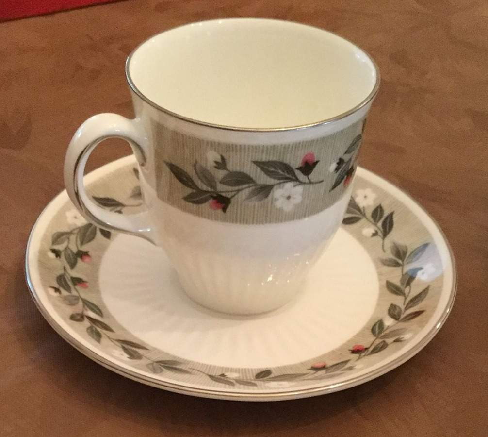 Louisiana Flat Demitasse Cup & Saucer Set by Wedgwood-1