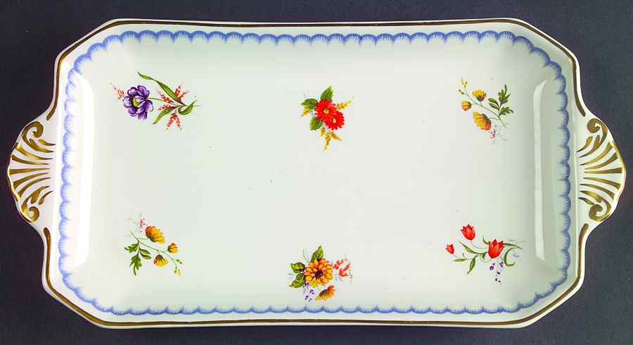 Lowestoft Tray for Creamer & Sugar with Lid by Wedgwood-1