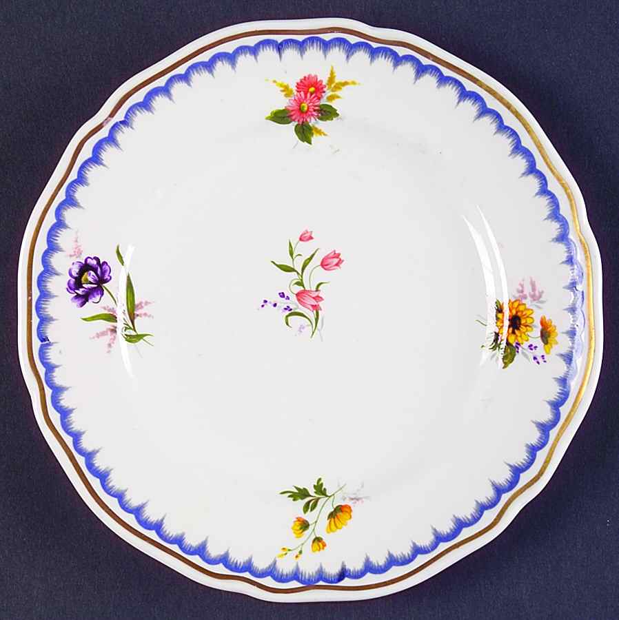 Lowestoft Dessert/Pie Plate by Wedgwood-1