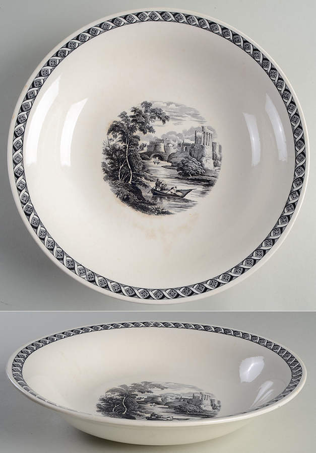 Lugano Black Centerpiece by Wedgwood-1