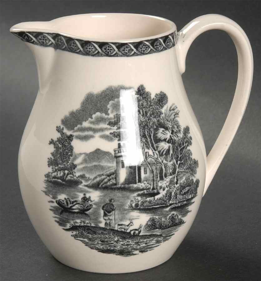 Lugano Black 10 Oz Pitcher by Wedgwood-1