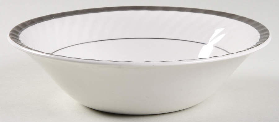 Madeira Grey Coupe Cereal Bowl by Wedgwood-1