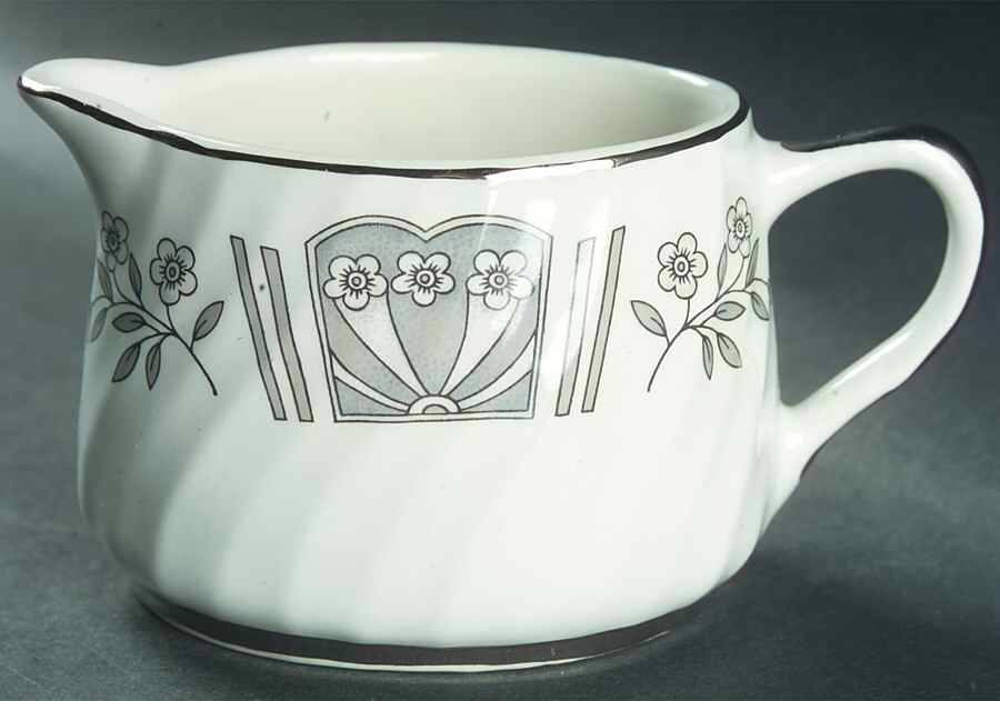 Madeira Grey Creamer by Wedgwood-1