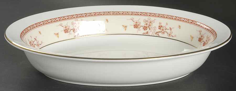 Malabar 10" Oval Vegetable Bowl by Wedgwood-1
