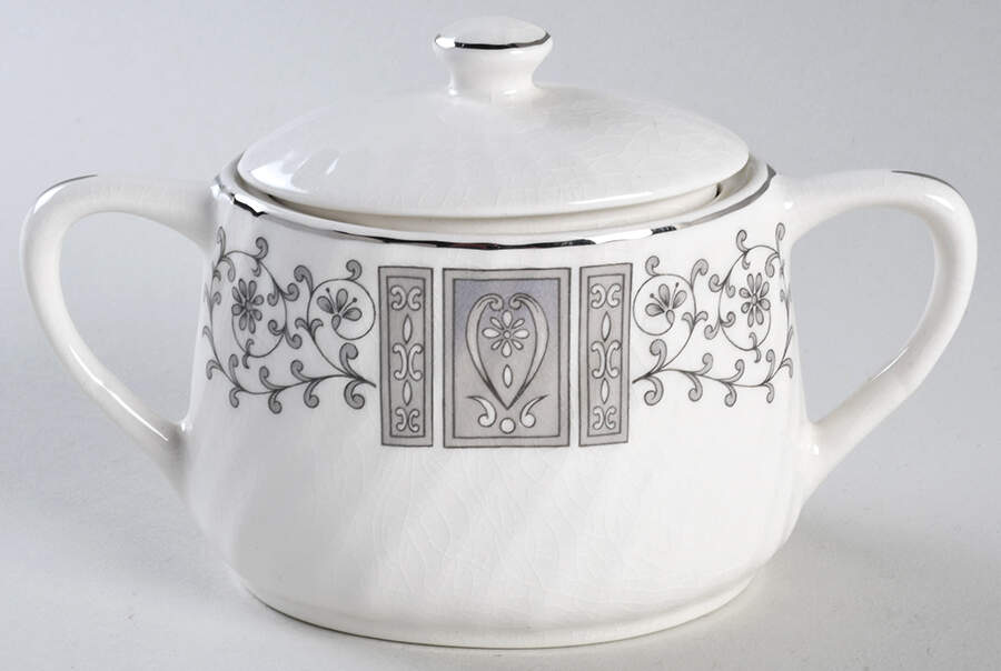 Manchester Sugar Bowl & Lid by Wedgwood-1