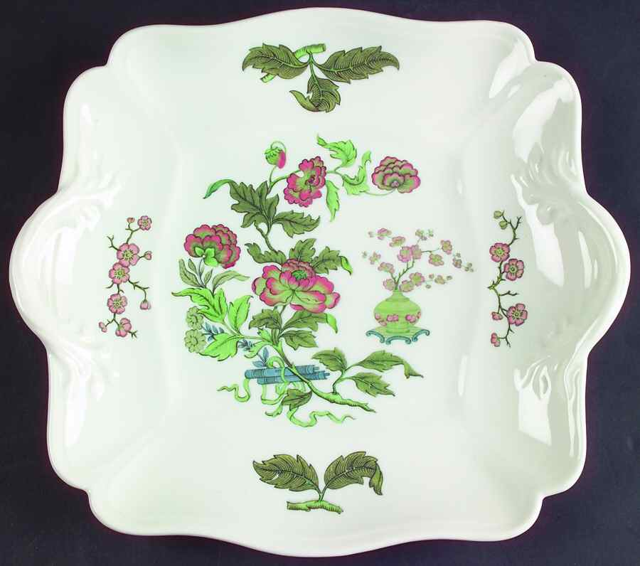Mandarin Square Handled Cake Plate by Wedgwood-1