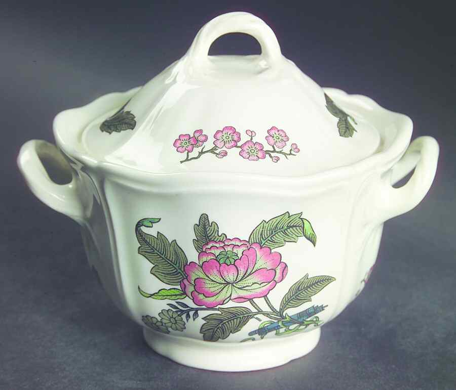 Mandarin Sugar Bowl & Lid by Wedgwood-1