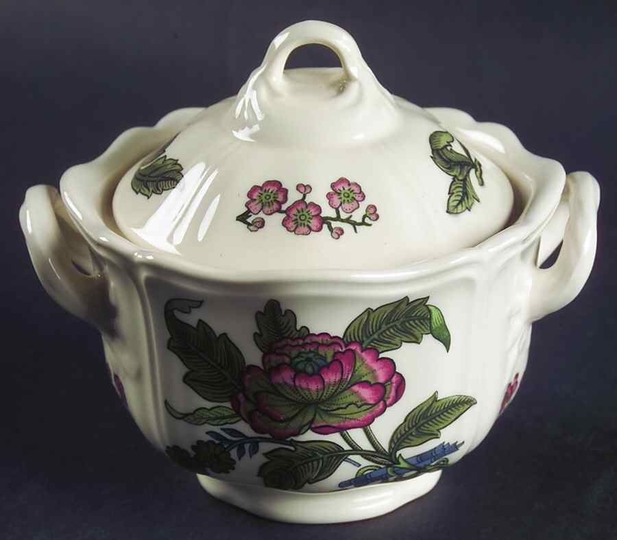 Mandarin Mini Sugar Bowl & Lid by Wedgwood-1