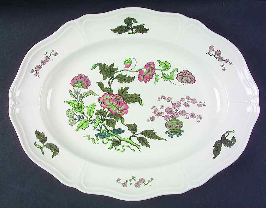 Mandarin 13" Oval Serving Platter by Wedgwood-1