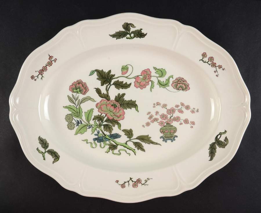 Mandarin 11" Oval Serving Platter by Wedgwood-1
