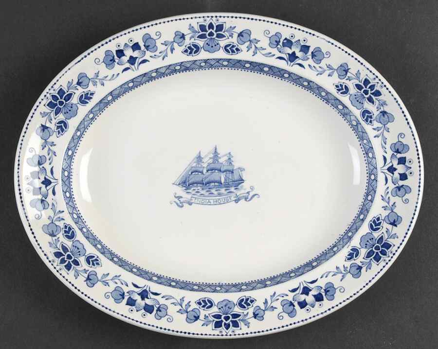 Mandarin 12" Oval Serving Platter by Wedgwood-1
