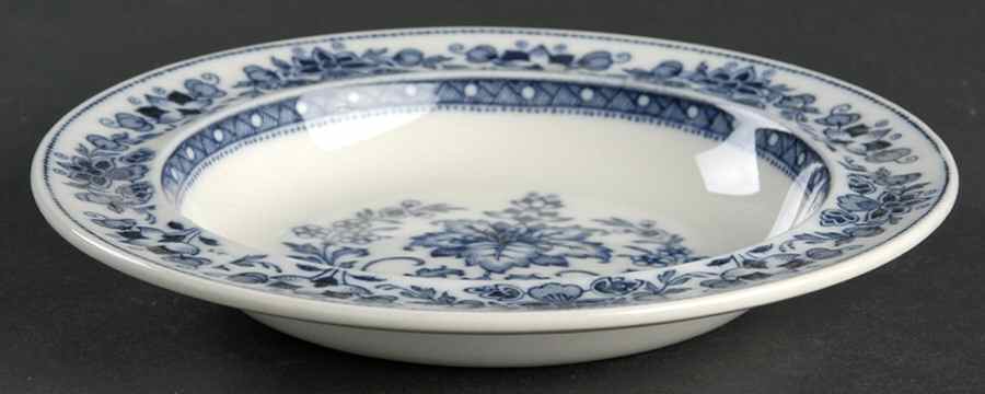 Mandarin Blue Rim Fruit/Dessert (Sauce) Bowl by Wedgwood-1