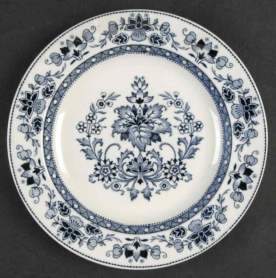 Mandarin Blue Bread & Butter Plate by Wedgwood-1