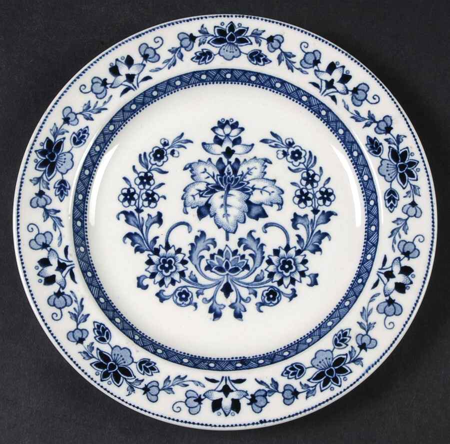 Mandarin Blue Dessert/Pie Plate by Wedgwood-1