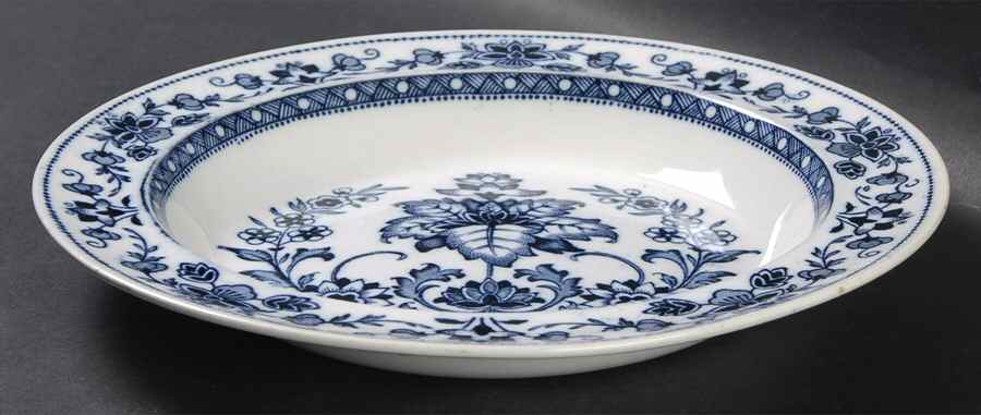 Mandarin Blue Large Rim Soup Bowl by Wedgwood-1