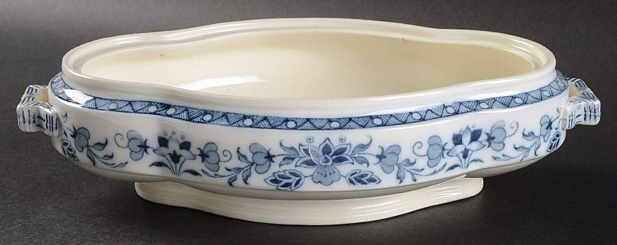 Mandarin Blue Oval Vegetable No Lid by Wedgwood-1