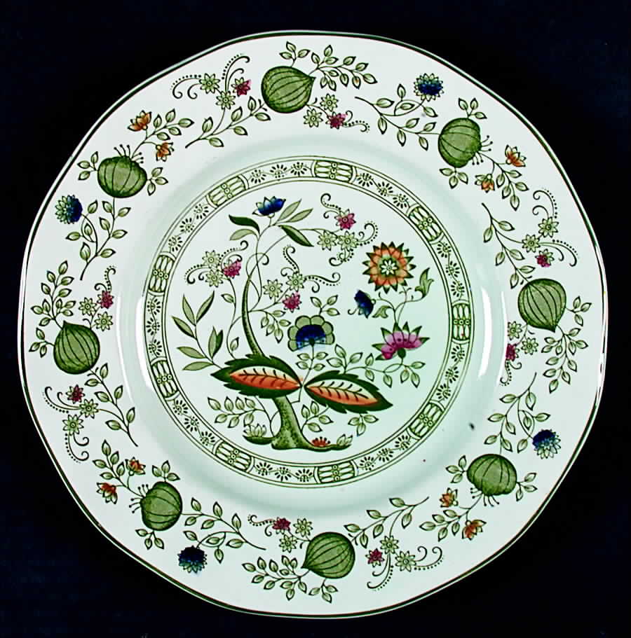 Mandarin Green Multicolor Dinner Plate by Wedgwood-1