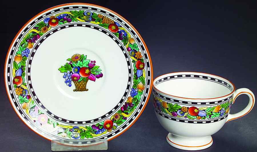 Manilla Footed Cup & Saucer Set by Wedgwood-1