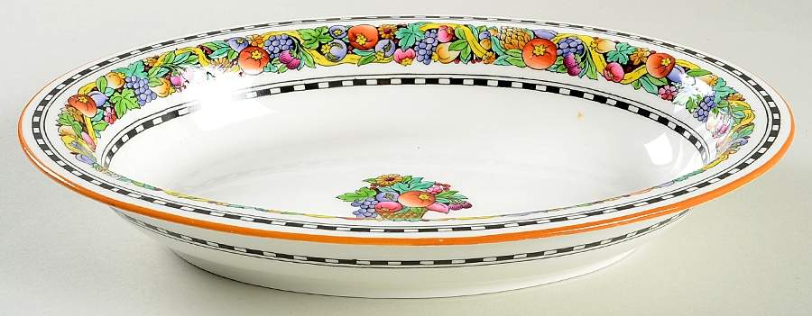Manilla 11" Oval Vegetable Bowl by Wedgwood-1