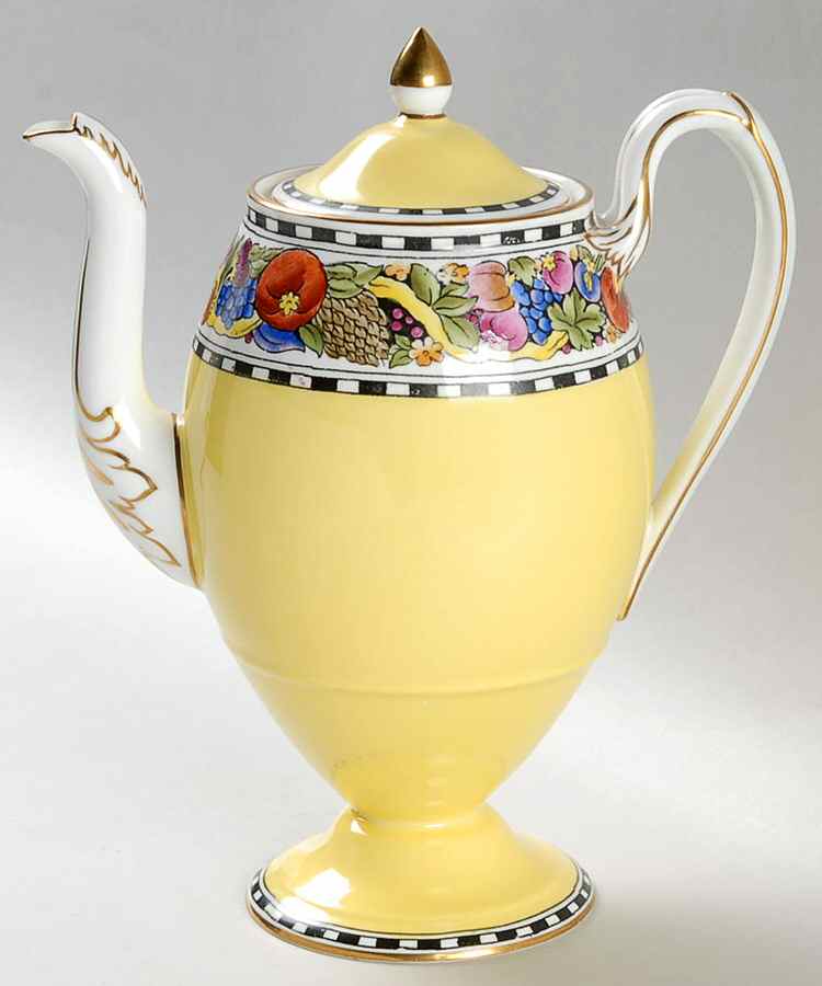 Manilla Mini Coffee Pot & Lid by Wedgwood-1