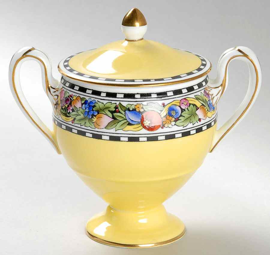 Manilla Mini Sugar Bowl & Lid by Wedgwood-1