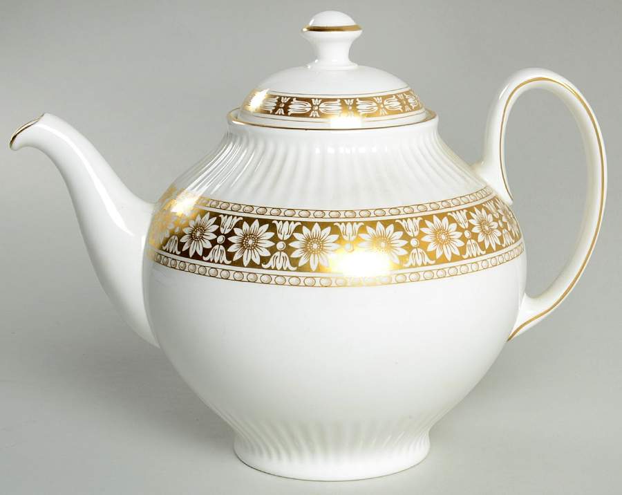 Marguerite Teapot & Lid by Wedgwood-1