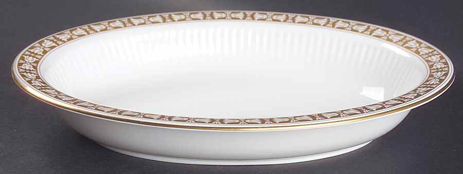 Marguerite 10" Oval Vegetable Bowl by Wedgwood-1
