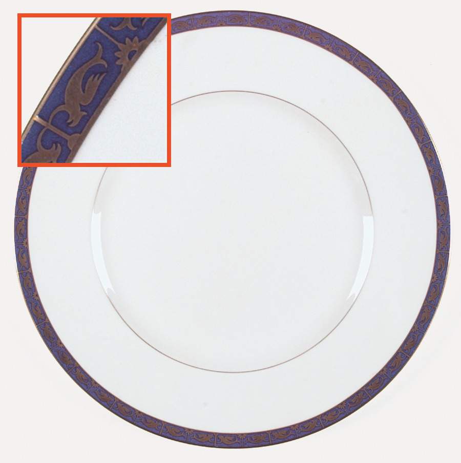 Marina Blue Dinner Plate by Wedgwood-1