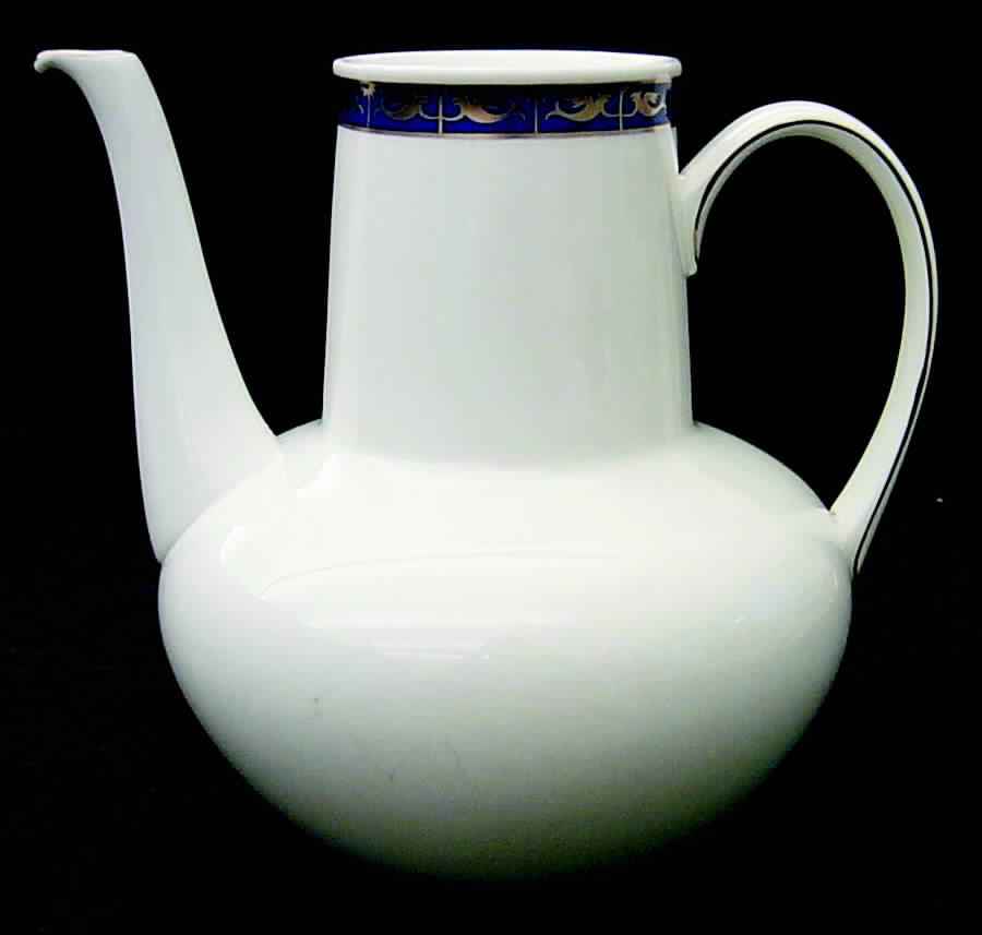 Marina Blue Coffee Pot No Lid by Wedgwood-1
