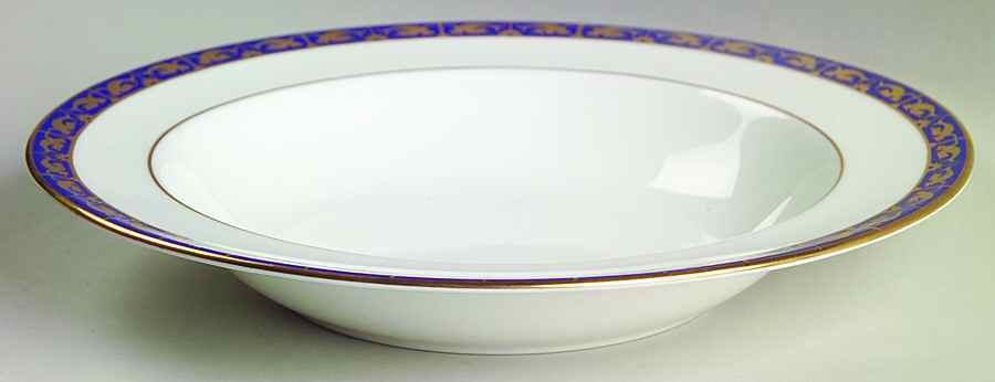 Marina Blue Rim Soup Bowl by Wedgwood-1