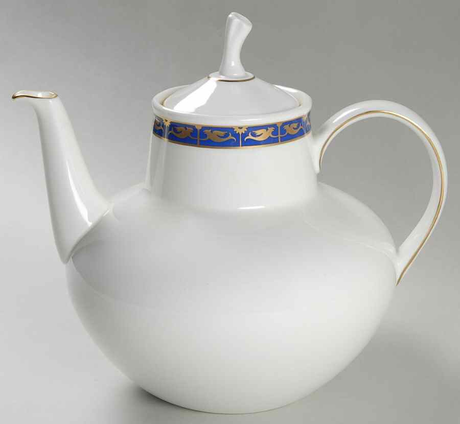 Marina Blue Teapot & Lid by Wedgwood-1
