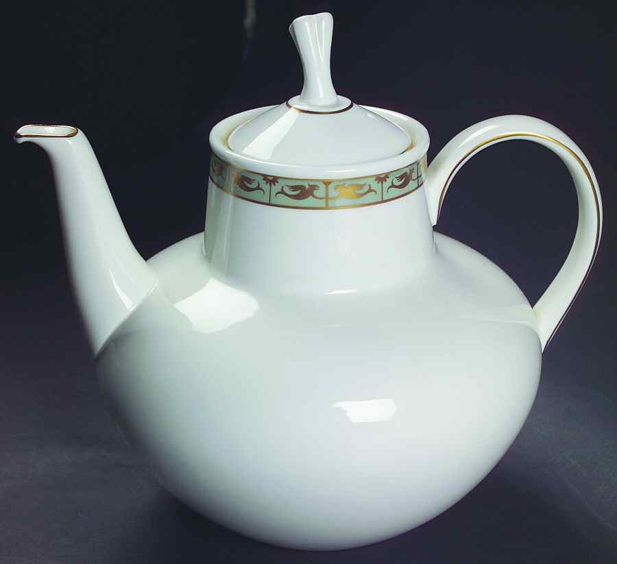 Marina Green Teapot & Lid by Wedgwood-1