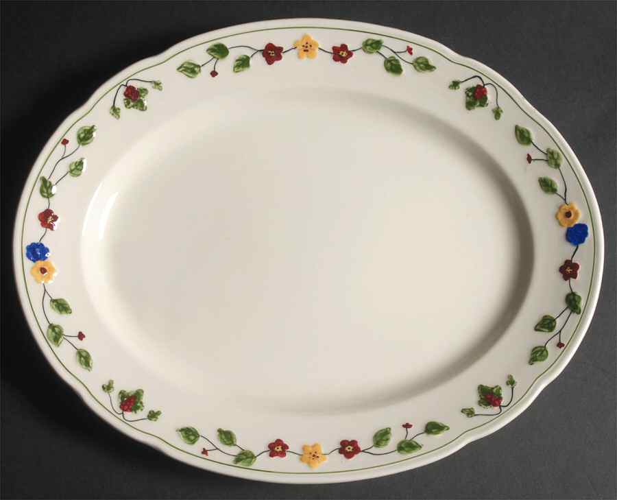 Marion 14" Oval Serving Platter by Wedgwood-1