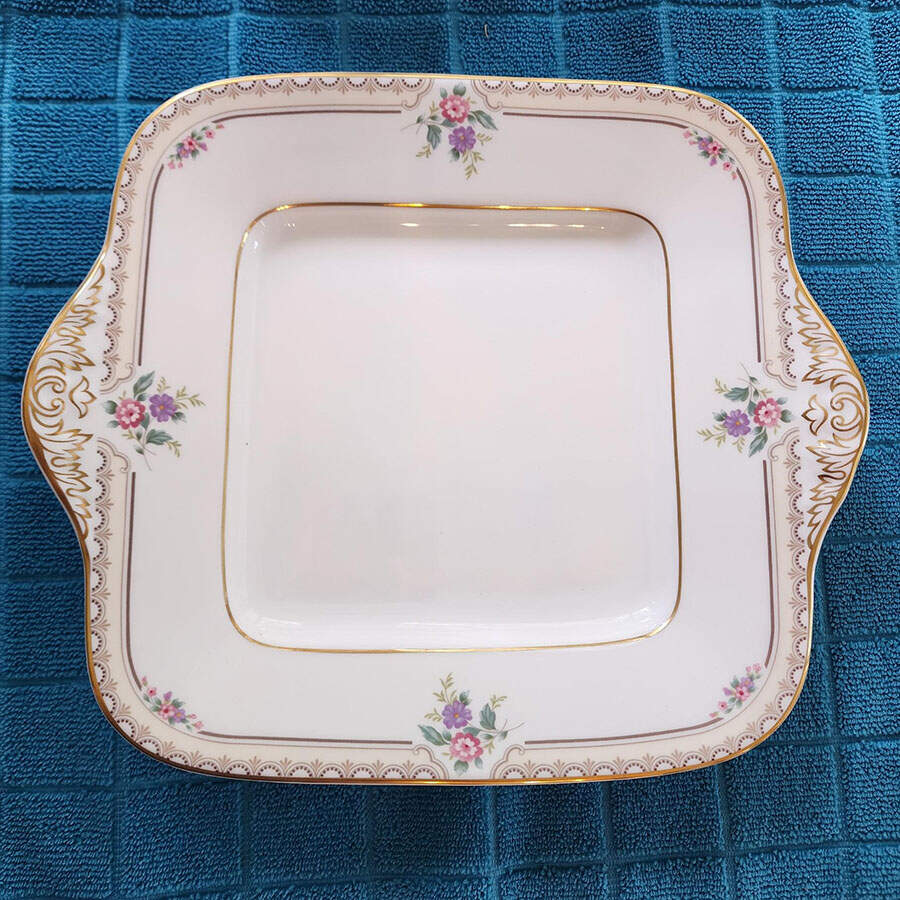 Markham Square Handled Cake Plate by Wedgwood-1