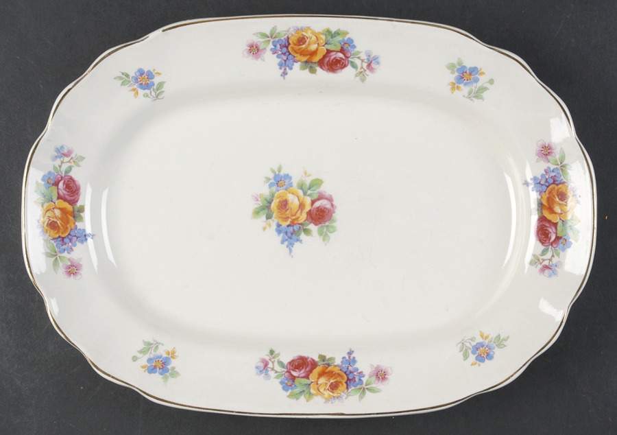 Mary Stuart 12" Oval Serving Platter by Wedgwood-1