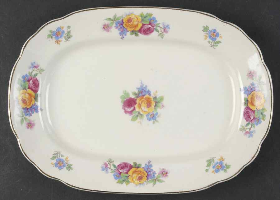 Mary Stuart 11" Oval Serving Platter by Wedgwood-1