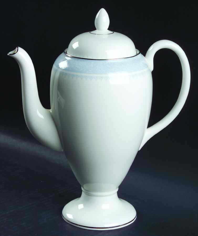 Mayfair (R4535, Bone China) Coffee Pot & Lid by Wedgwood-1