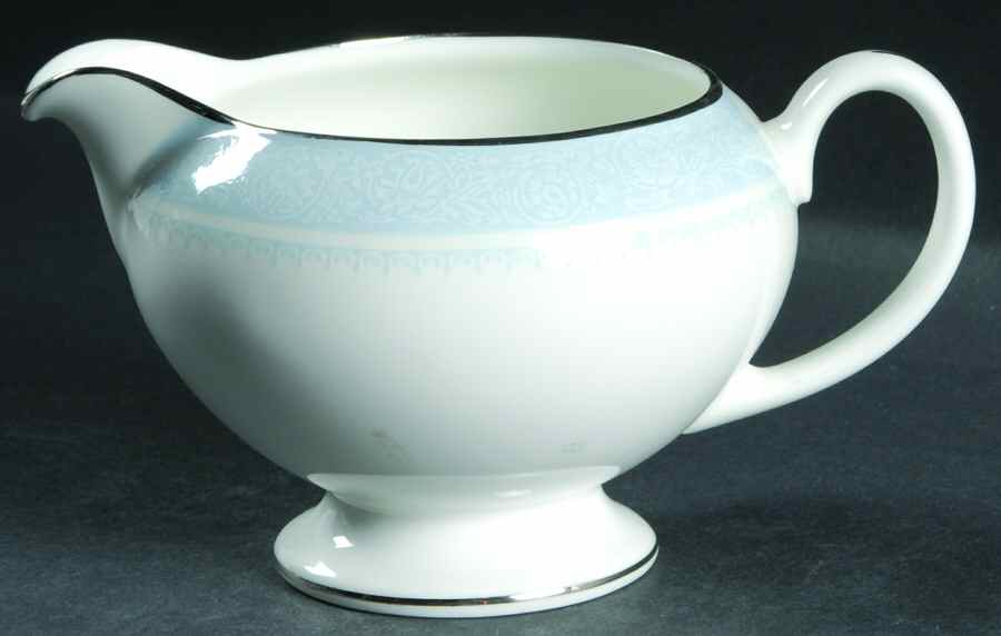 Mayfair (R4535, Bone China) Leigh Shape Creamer by Wedgwood-1