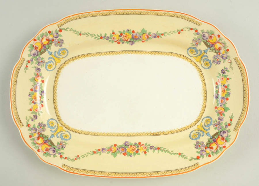 Mayfair (C1542) 12" Oval Serving Platter by Wedgwood-1