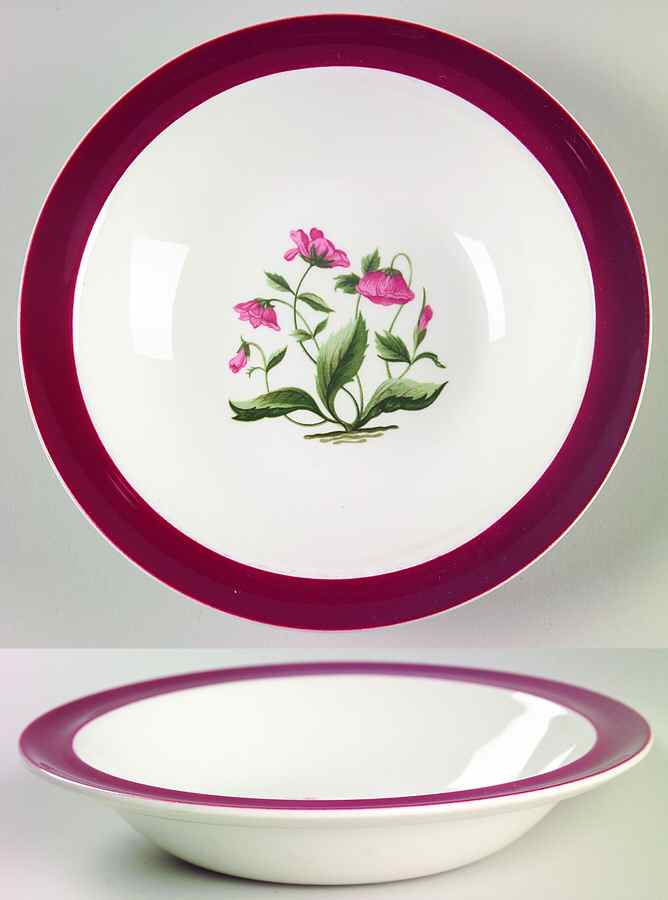 Mayfield Ruby Rim Fruit/Dessert (Sauce) Bowl by Wedgwood-1