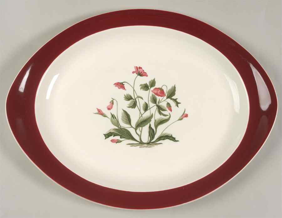Mayfield Ruby 14" Oval Serving Platter by Wedgwood-1