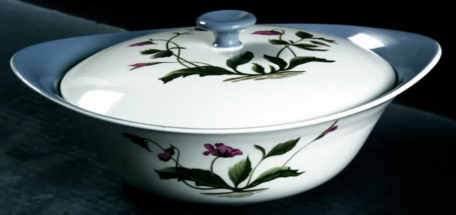 Mayfield Gray Round Covered Vegetable by Wedgwood-1