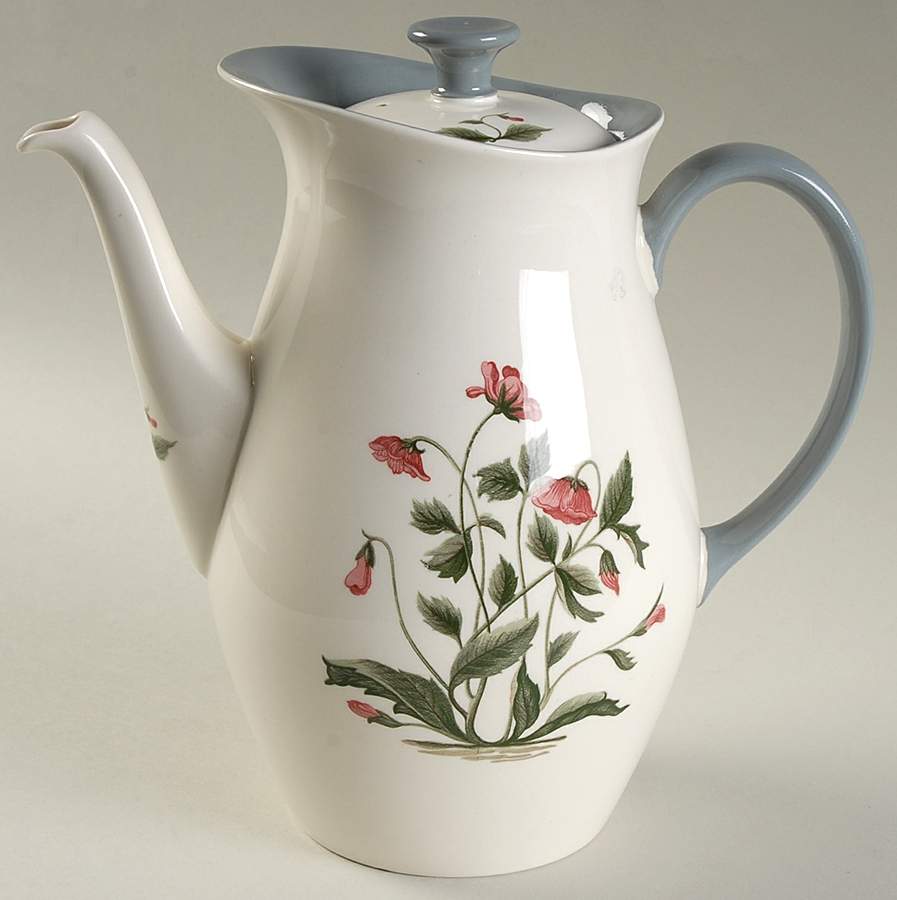 Mayfield Gray Coffee Pot & Lid by Wedgwood-1